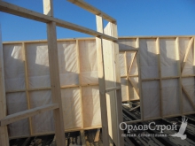 Строительство каркасного дома 9х7 в Ленинградской области | ОрловСтрой - изображение 9