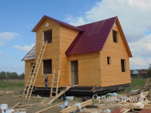Строительство каркасного дома 9х7 в Ленинградской области | ОрловСтрой - изображение 11