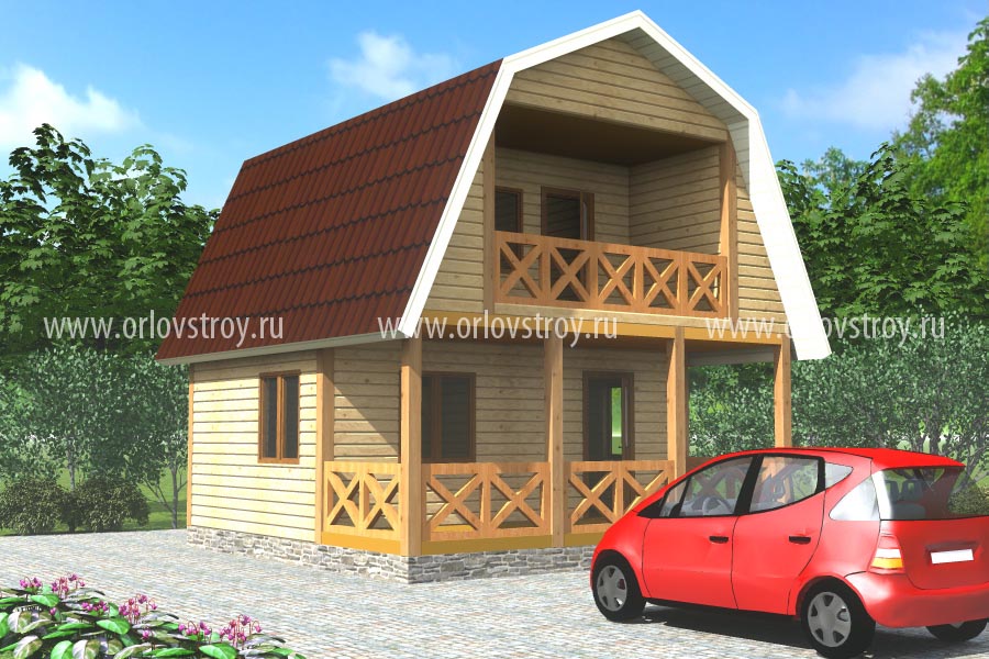 Проект дома из бруса Воронеж