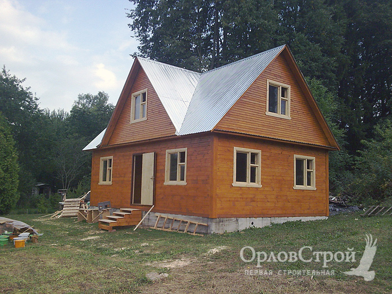 Каркасно-брусовый дом от ОрловСтрой
