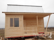 Строительство дома из бруса 8х6 в Тарусском районе Калужской области | ОрловСтрой - изображение 5
