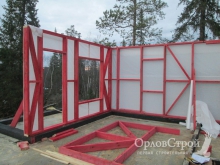 Строительство каркасного дома 9х8 в городе Мурманск | ОрловСтрой - изображение 3