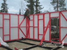 Строительство каркасного дома 9х8 в городе Мурманск | ОрловСтрой - изображение 4