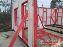 Строительство каркасного дома 9х8 в городе Мурманск | ОрловСтрой - изображение 6