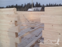 Строительство дома из бруса 6х4 в Гатчинском районе Ленинградской области | ОрловСтрой - изображение 3