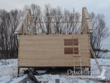 Строительство дома из бруса 6х6 в Вологде | ОрловСтрой - изображение 1