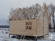 Строительство дома из бруса 6х6 в Вологде | ОрловСтрой - изображение 2