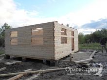 Строительство дома из бруса 6х8 в с.Пронино Козельского района Калужской области | ОрловСтрой - изображение 2