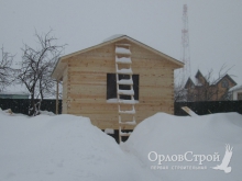Строительство бани из бруса 6х4 в Чеховском районе Московской области | ОрловСтрой - изображение 1