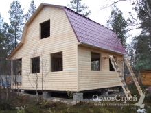 Каркасный дом 8х6 в Мурманской области - строительство | ОрловСтрой - изображение 11