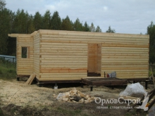 Дом из бруса 8х7 в Дальнеконстантиновском районе Нижегородской области - строительство | ОрловСтрой - изображение 3